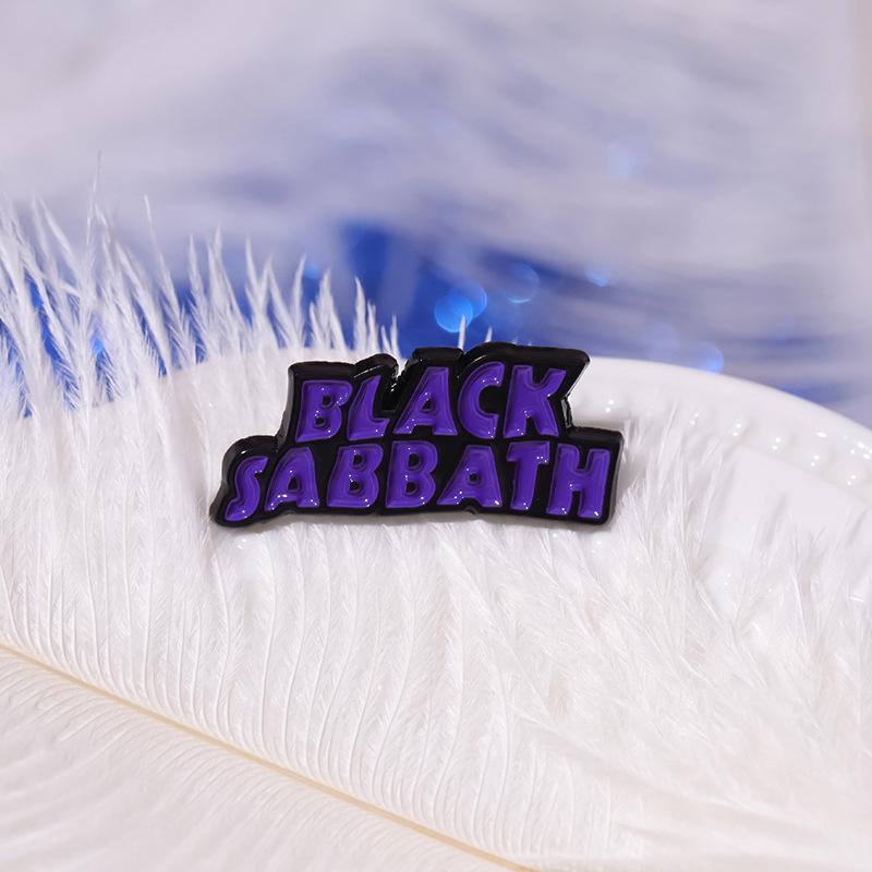 Black Sabbath Band Enamel Pin - Metal Pin